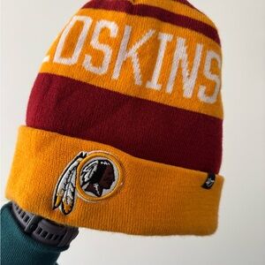 Washington Redskins Knit Beanie - Red and Yellow